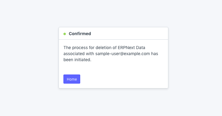 confirmed verification