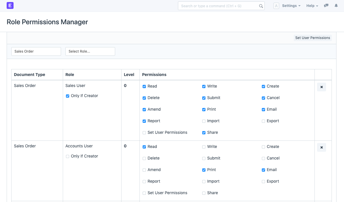 customize user permissions 1