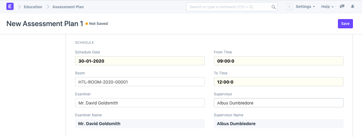 education assessment plan 2