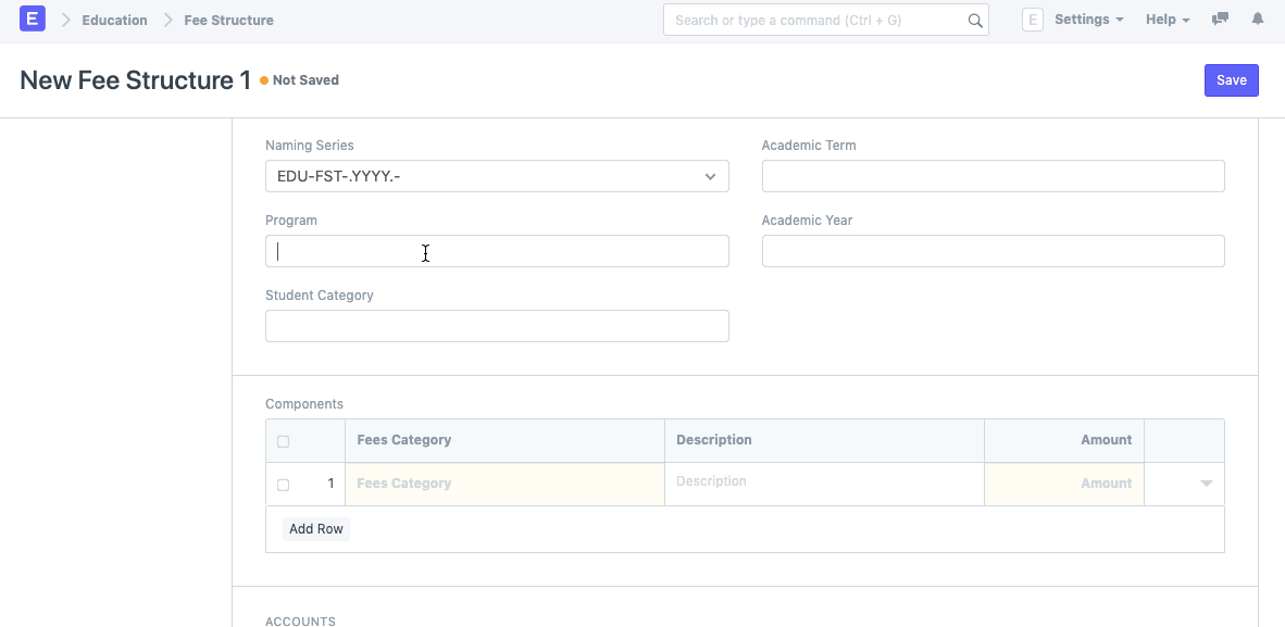 education fee structure 1