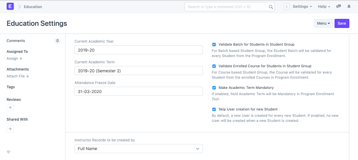 education seetings 1