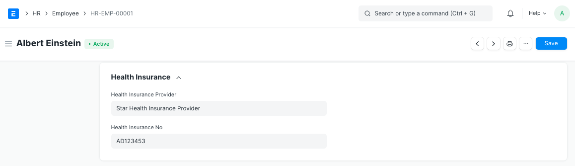 employee health insurance