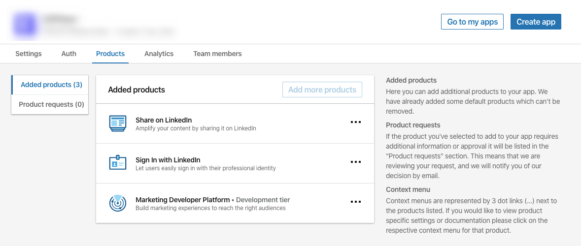 linkedin dev products