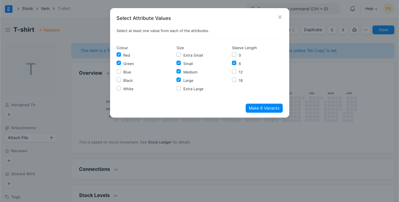 make multiple variants