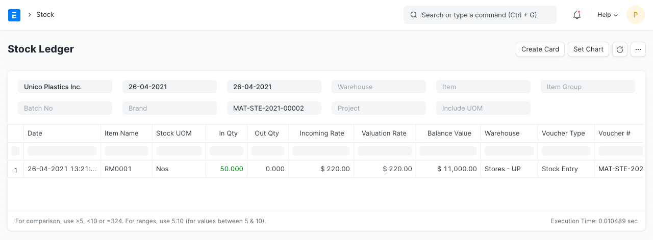 perpetual st receipt sl