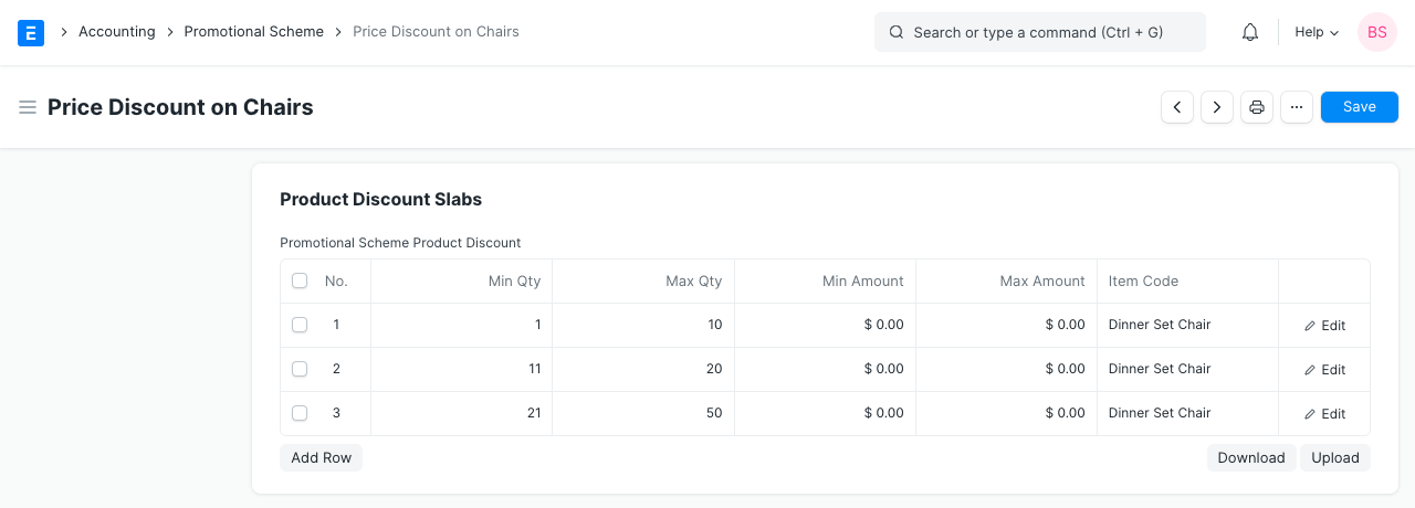 promotional schemes product discount