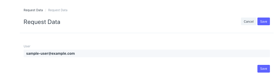 request data webform