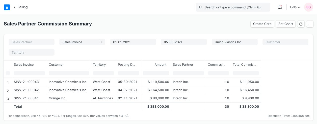 sales partner commission