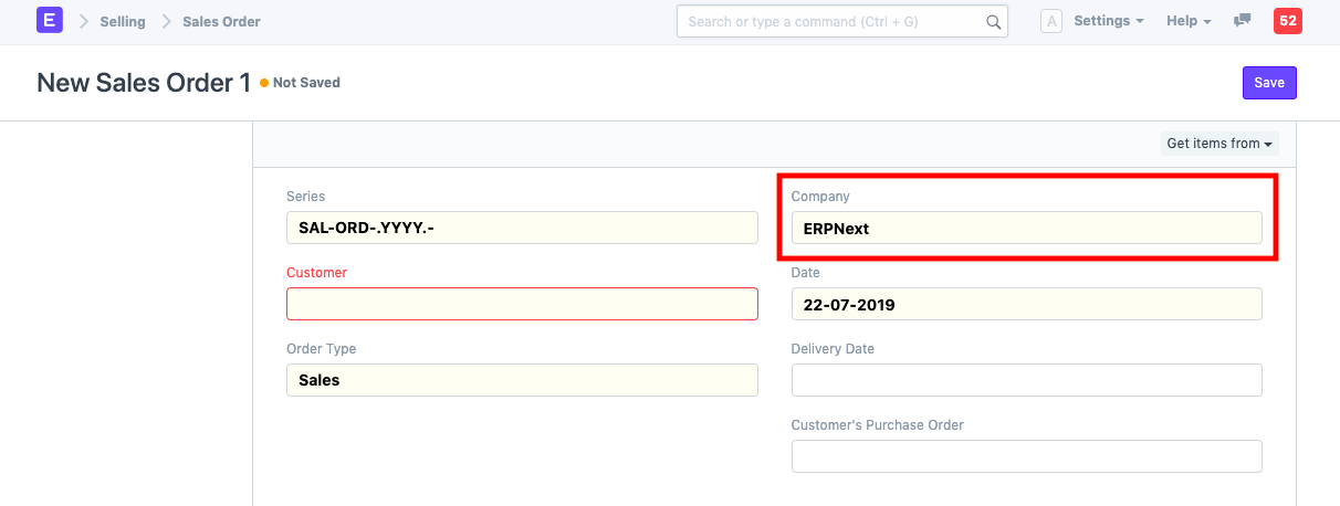 session defaults set 1