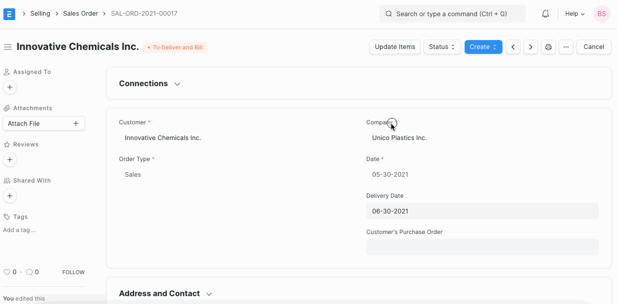 so update items rate and qty