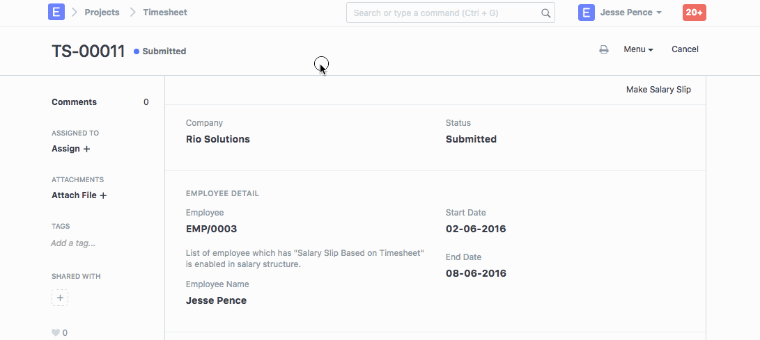 timesheet salary slip 4