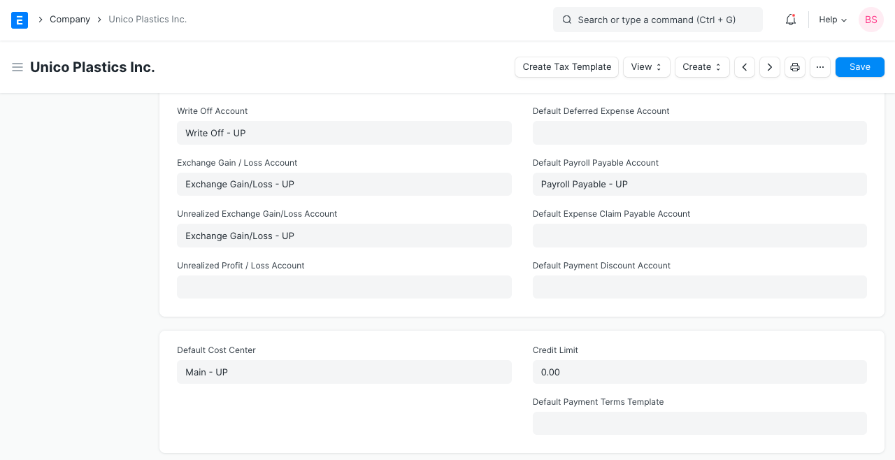 unrealized exchange gain loss ledger in company