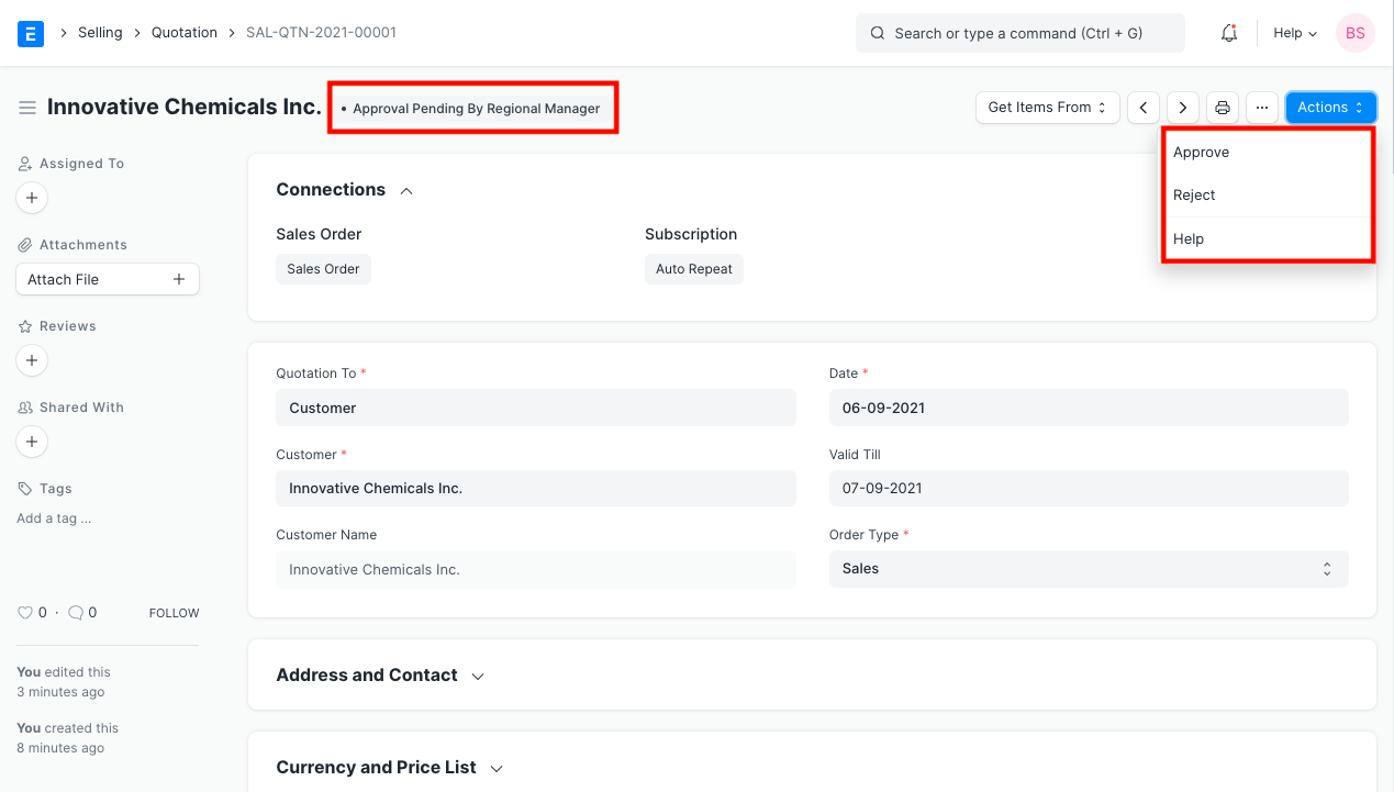 workflow action options 2